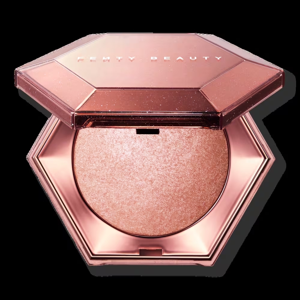 Fenty Beauty Rihanna Diamond Bomb Veil Highlighter Rose Rave NIB - Picture 3 of 7